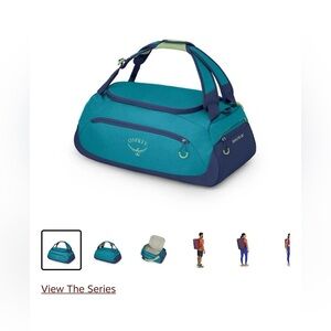 NWT Osprey Daylite 30 Duffel and Backpack